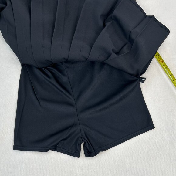 NWOT Black pleated Mini skirt With Shorts Size XS - Picture 7 of 8